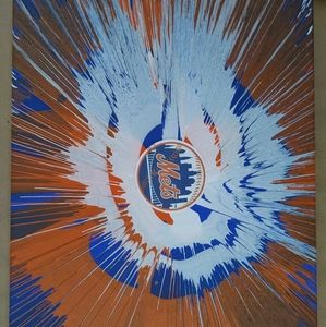 New York Mets spin art